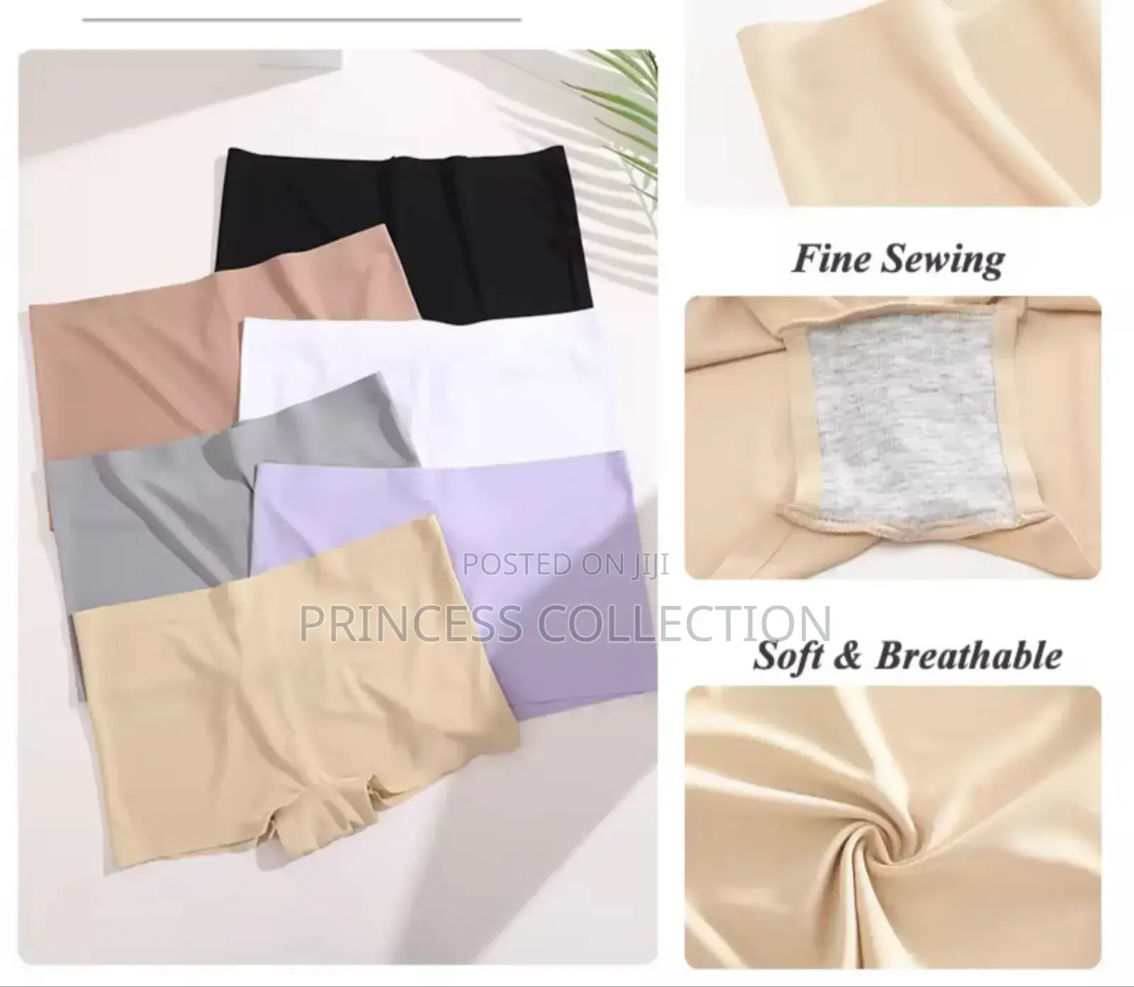 Seamless Silk Boxer Panties