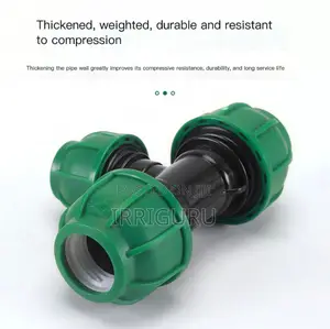 Hdpe Compression Tee Fittings 20-110 Mm Used for Pipes