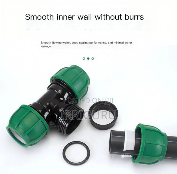 Hdpe Compression Tee Fittings 20-110 Mm Used for Pipes - thumbnail 4