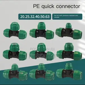 Hdpe Compression Tee Fittings 20-110 Mm Used for Pipes