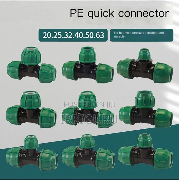 Hdpe Compression Tee Fittings 20-110 Mm Used for Pipes - thumbnail 5