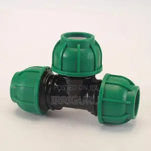 Hdpe Compression Tee Fittings 20-110 Mm Used for Pipes