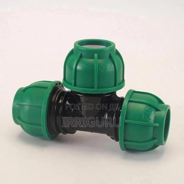 Hdpe Compression Tee Fittings 20-110 Mm Used for Pipes