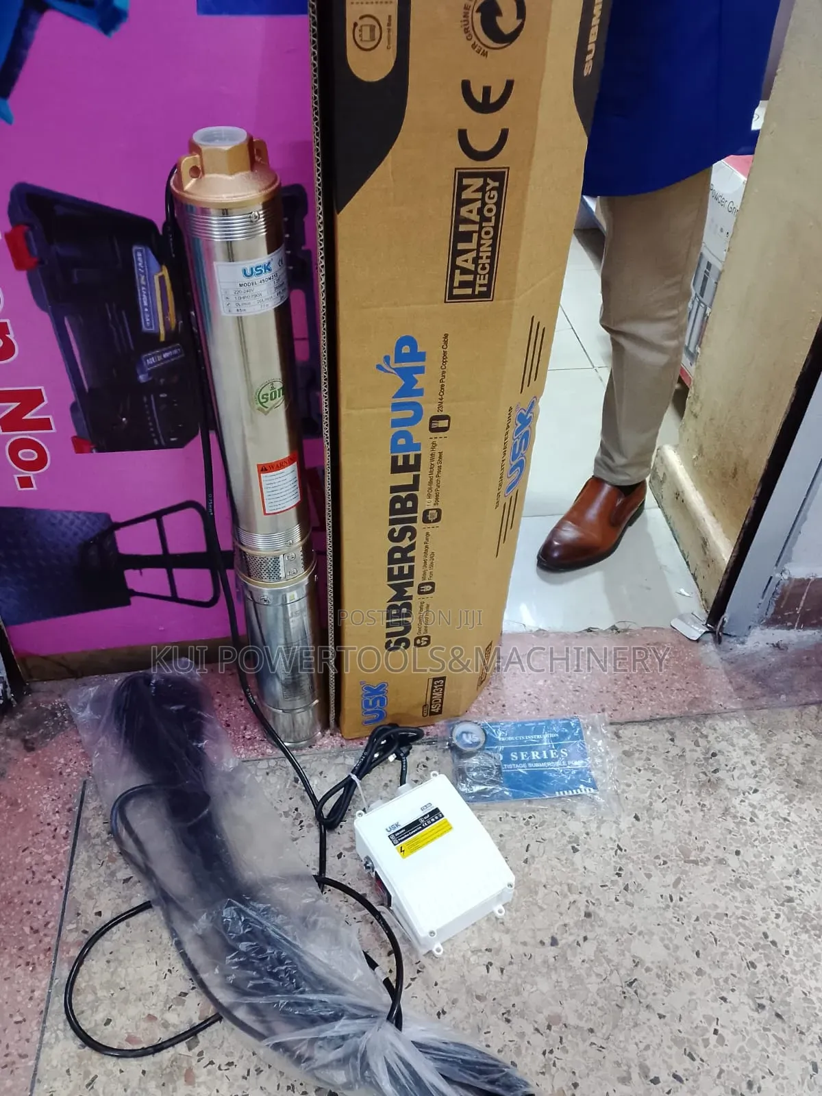Usk 1hp Submersible Water Pump/ Submersible Pump 85m