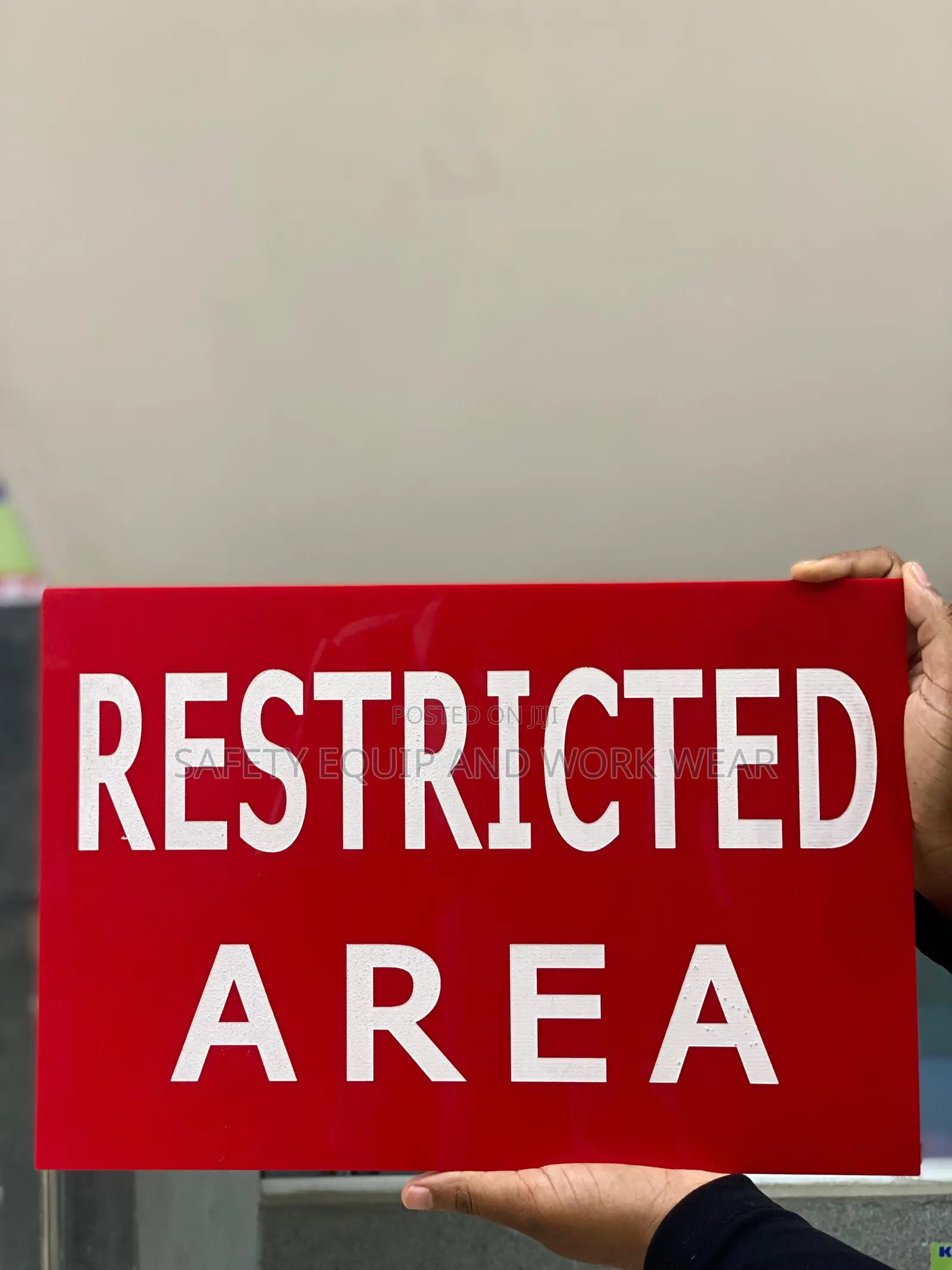 Restricted Area Sign – No Photography Allowed