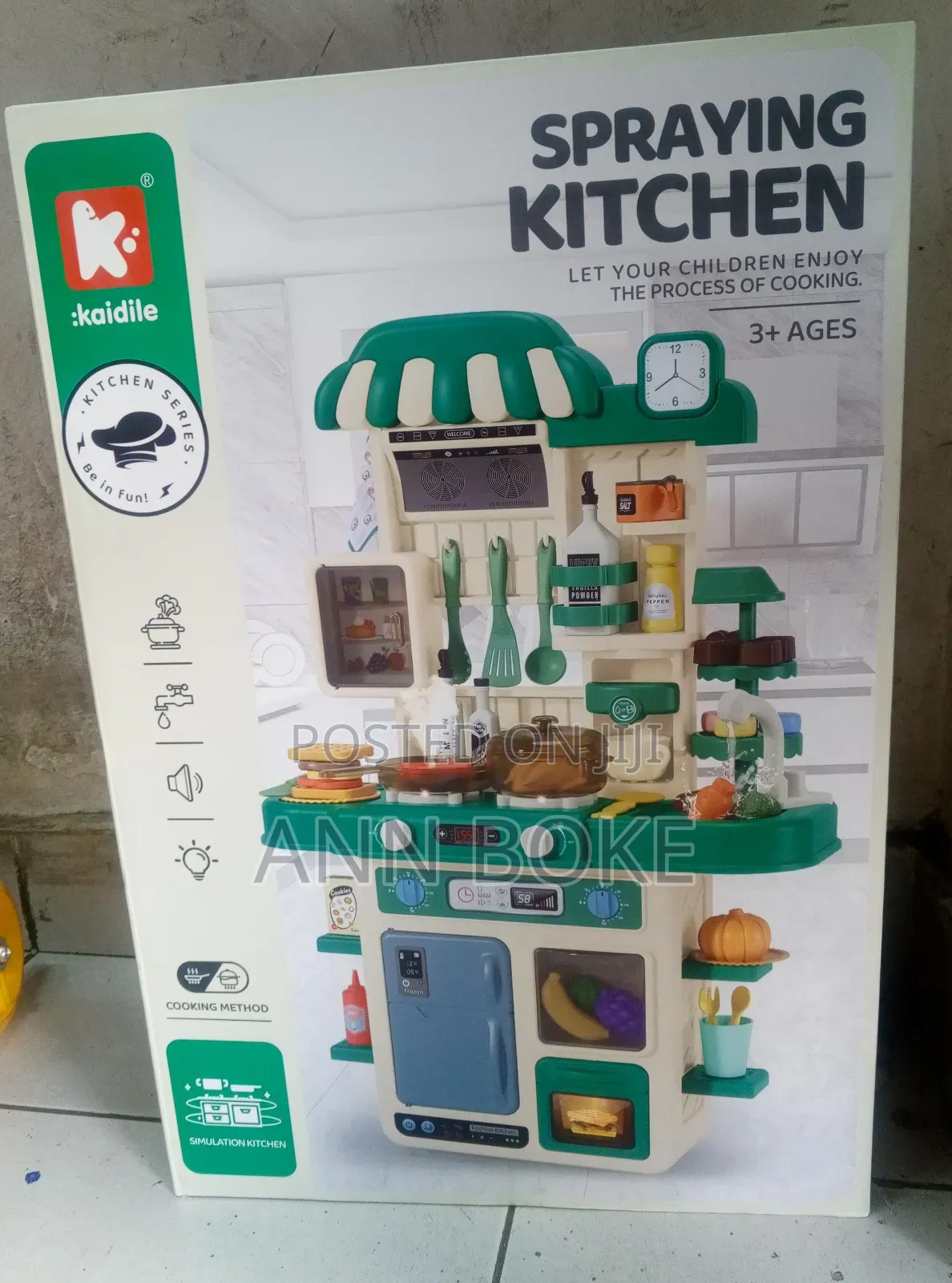  48-Piece Spray Kitchen Play Set. This