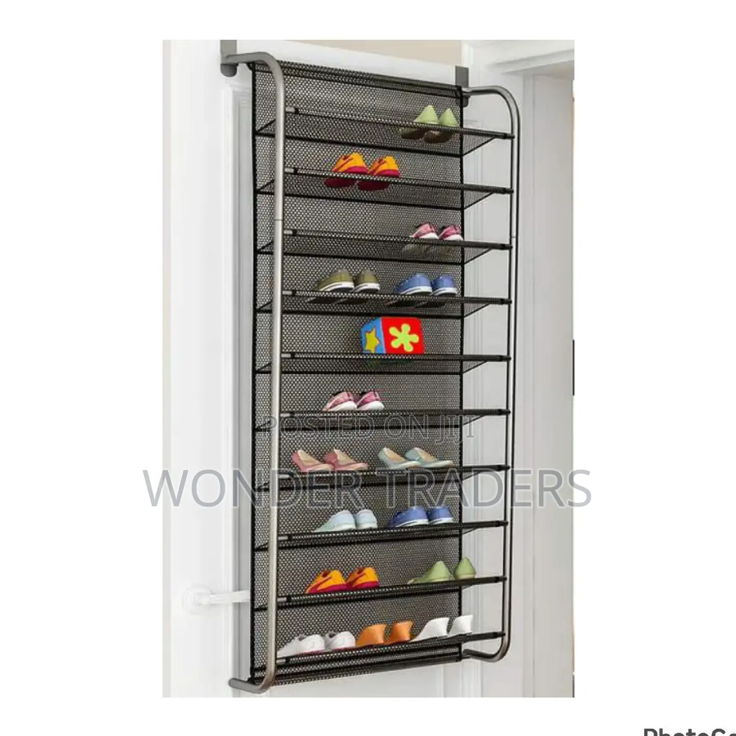 10 Tier Over the Door Shoe Organizer