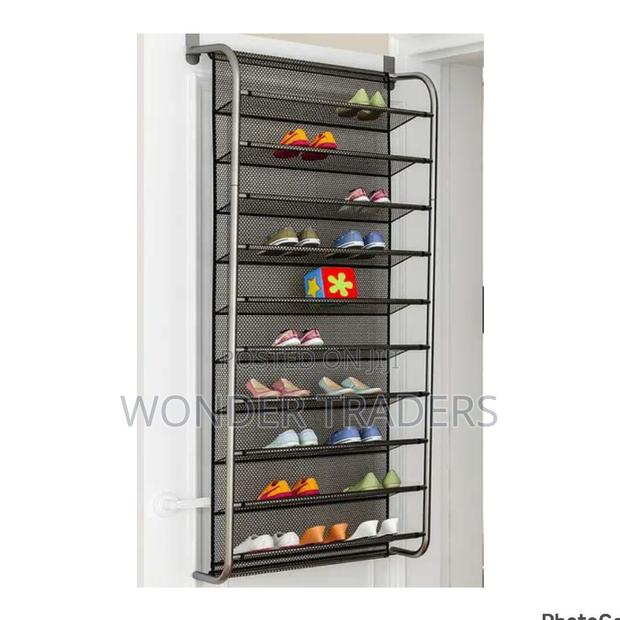 10 Tier Over the Door Shoe Organizer