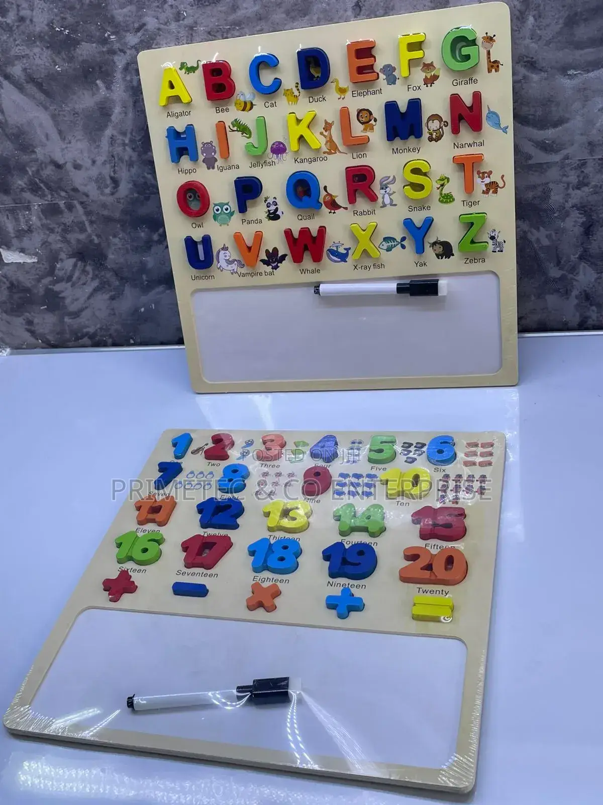 Numbers and Letters