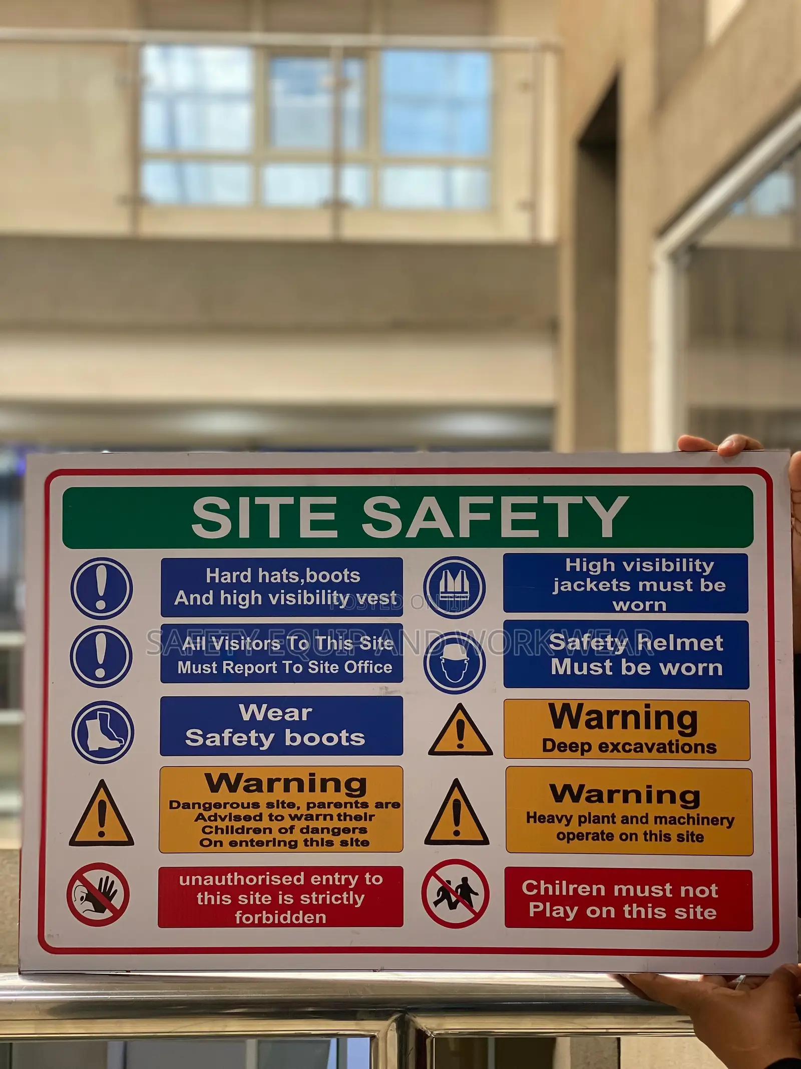 Site Safety Sign – High Voltage Keep Out