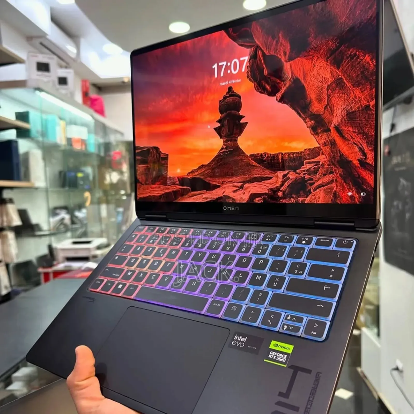 Laptop HP Omen Transcend 14-Fb0023dx 64GB Intel Core Ultra 7 SSD 1T