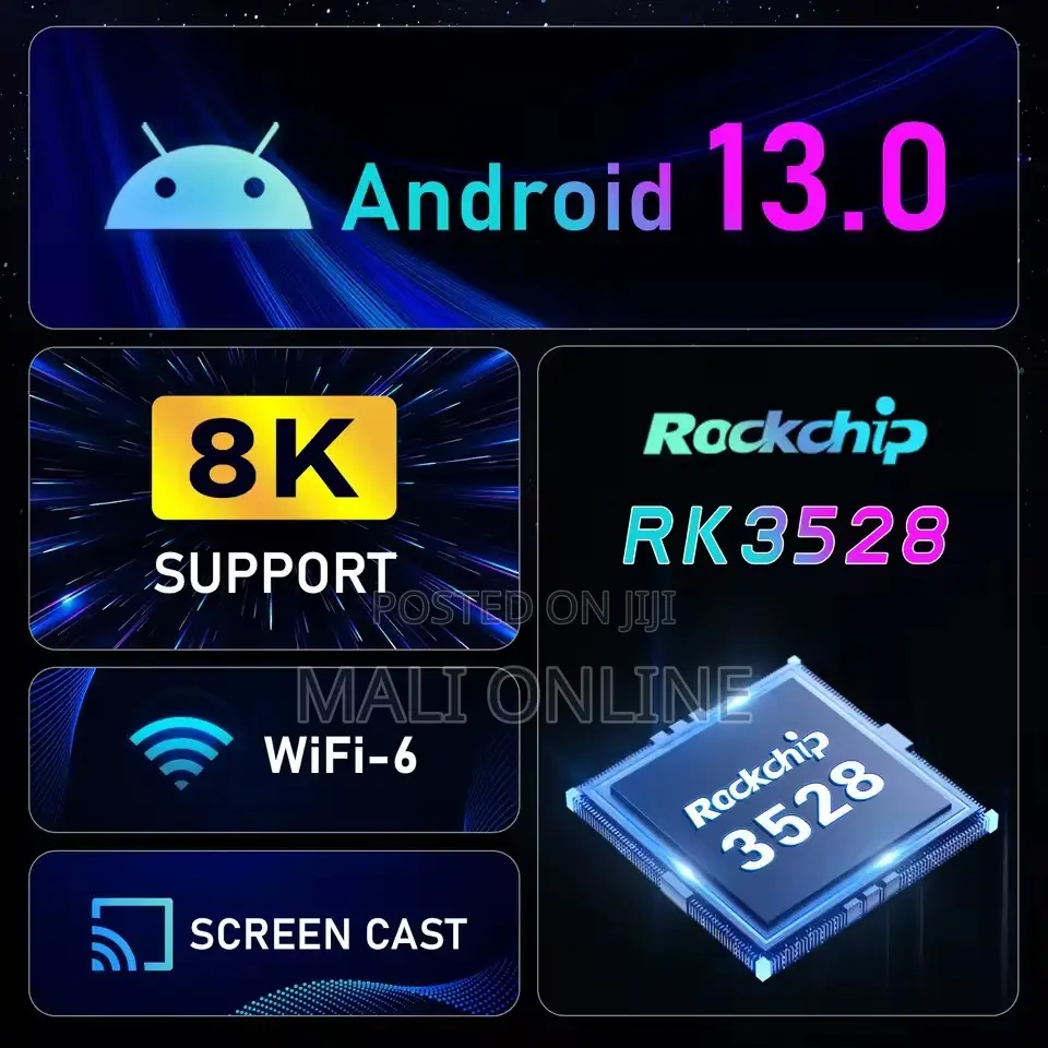 H96 Max Android 13 Tv Box 4gb + 64gb Dual Wifi