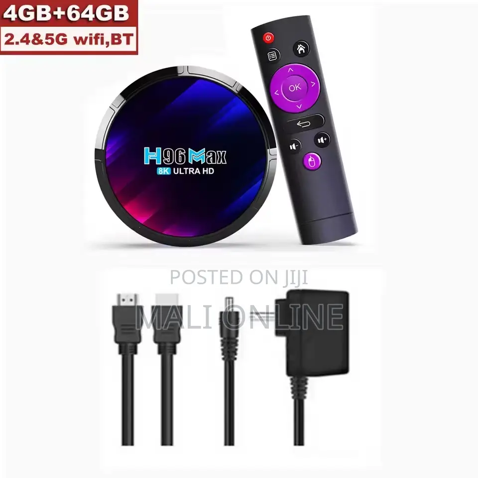 H96 Max Android 13 Tv Box 4gb + 64gb Dual Wifi
