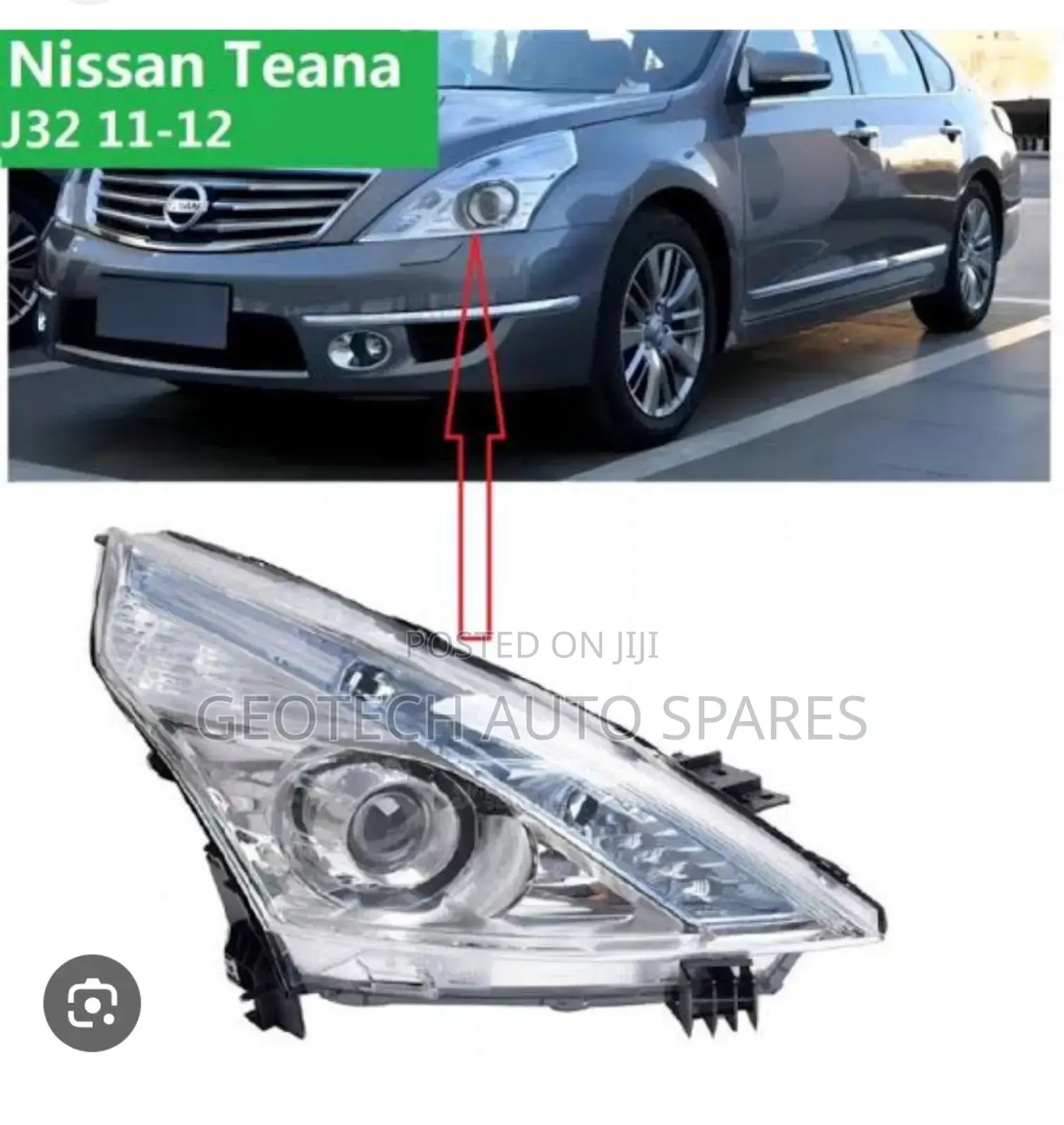 Nissan Teana Headlight Available