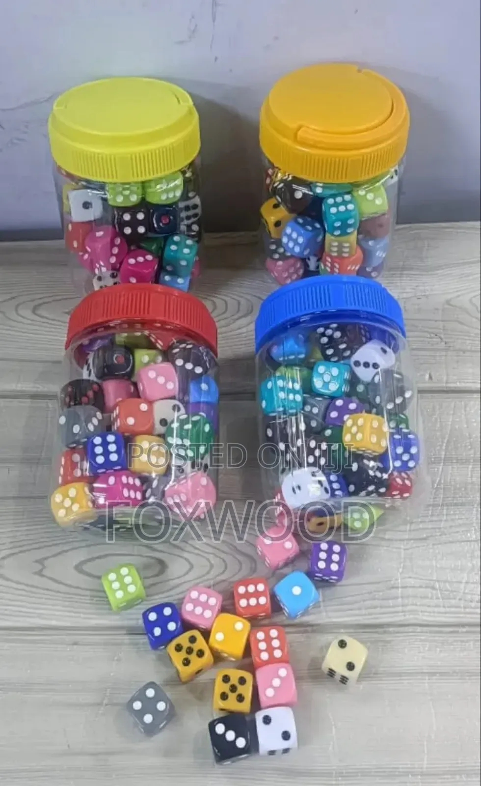 Dice Dot Set Of 48pcs In Jar