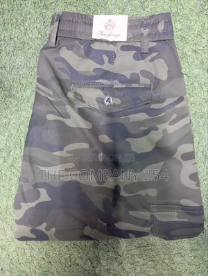 Quality Khaki Comoflage Combat Unisex Cargo Pants Trousers