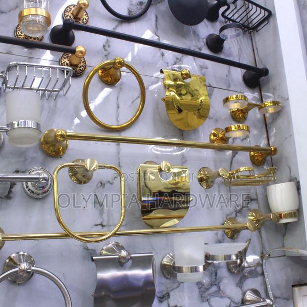 Gold Bathroom Accessories Set (Brimix)