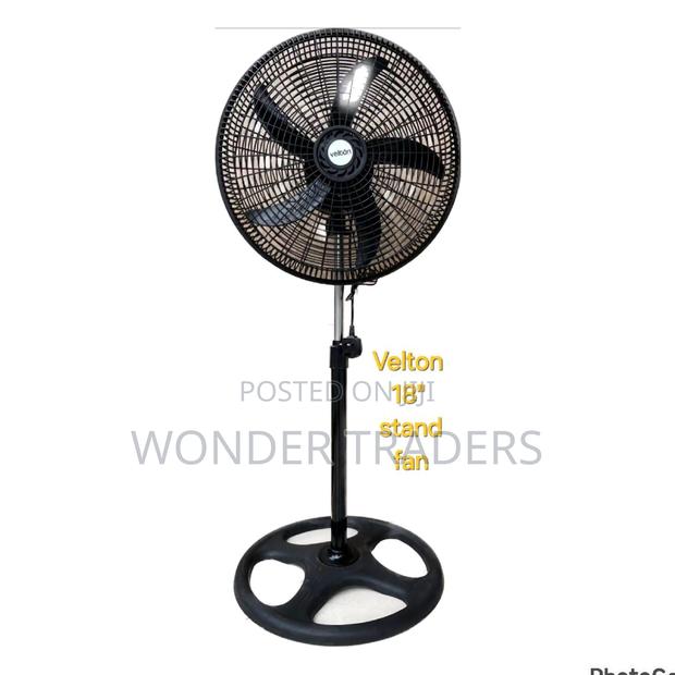 18 Inch Standing Fan Black