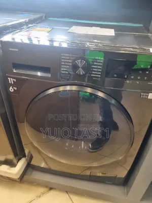 Samsung 11kg Front Load Washer + 6kg Dryer: Wd11dg5b15bb