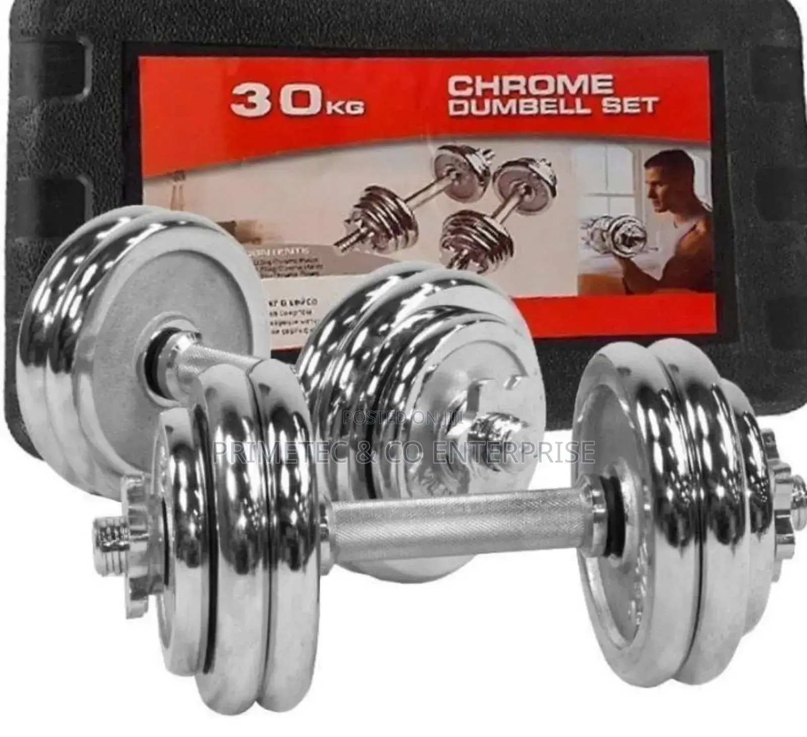 Chrome Dumbell 30kgs