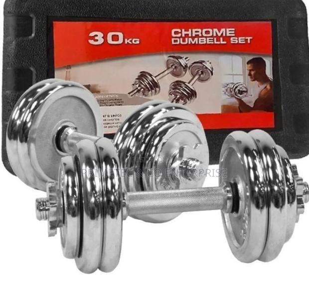 Chrome Dumbell 30kgs