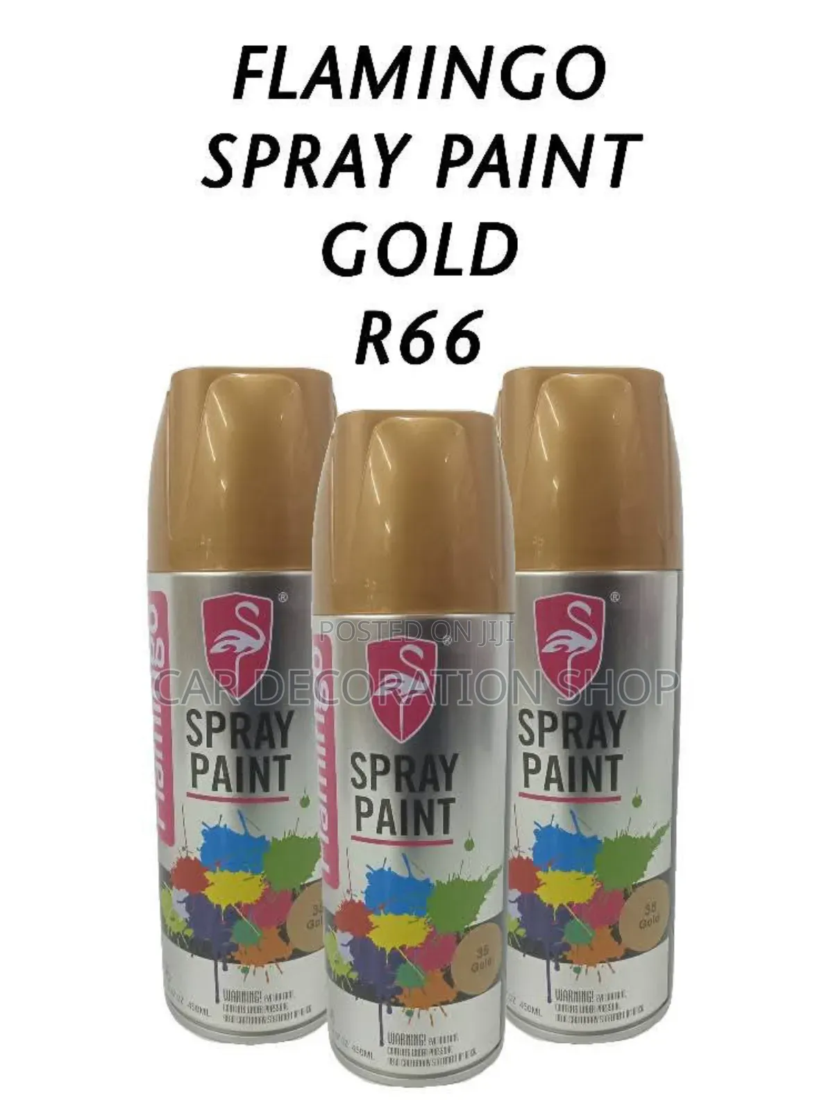 3pc Gold Spray Paint