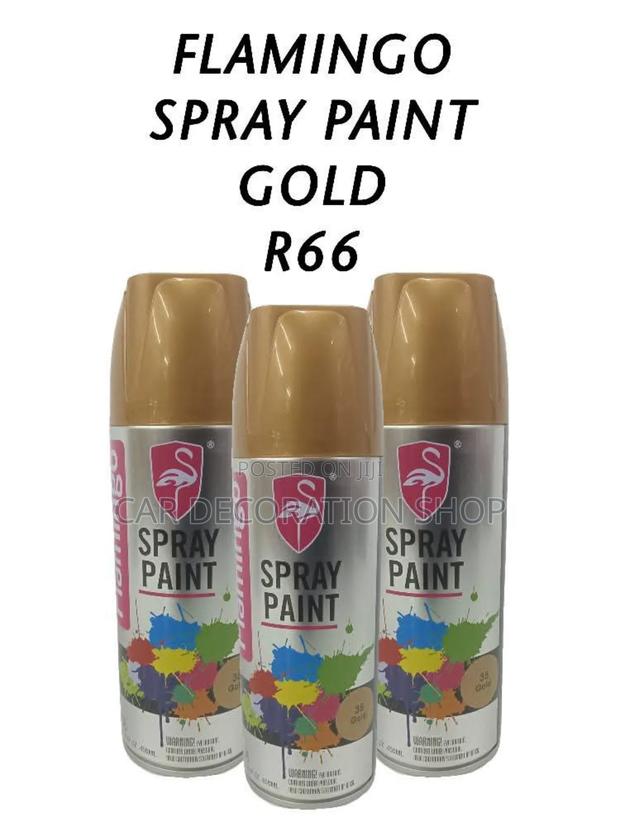 3pc Gold Spray Paint - main view