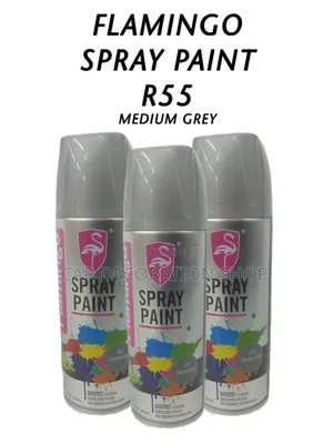 3pc Medium Grey Spray Paint
