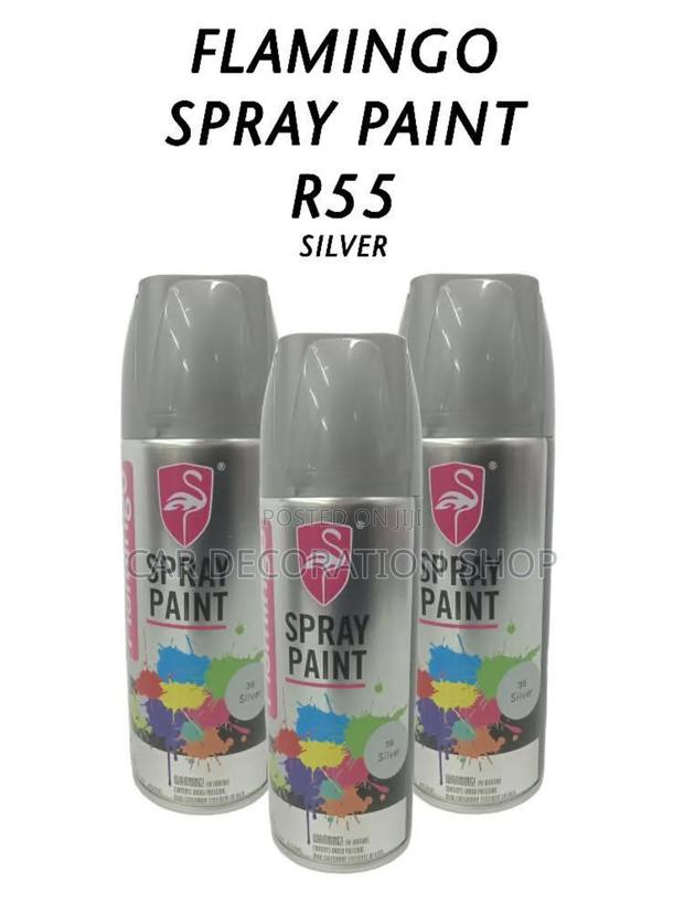 3pc Silver Spray Paint
