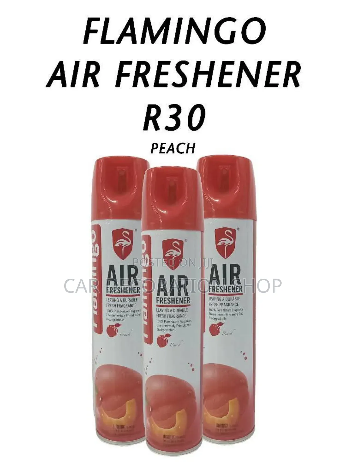 3pc Peach Air Freshener