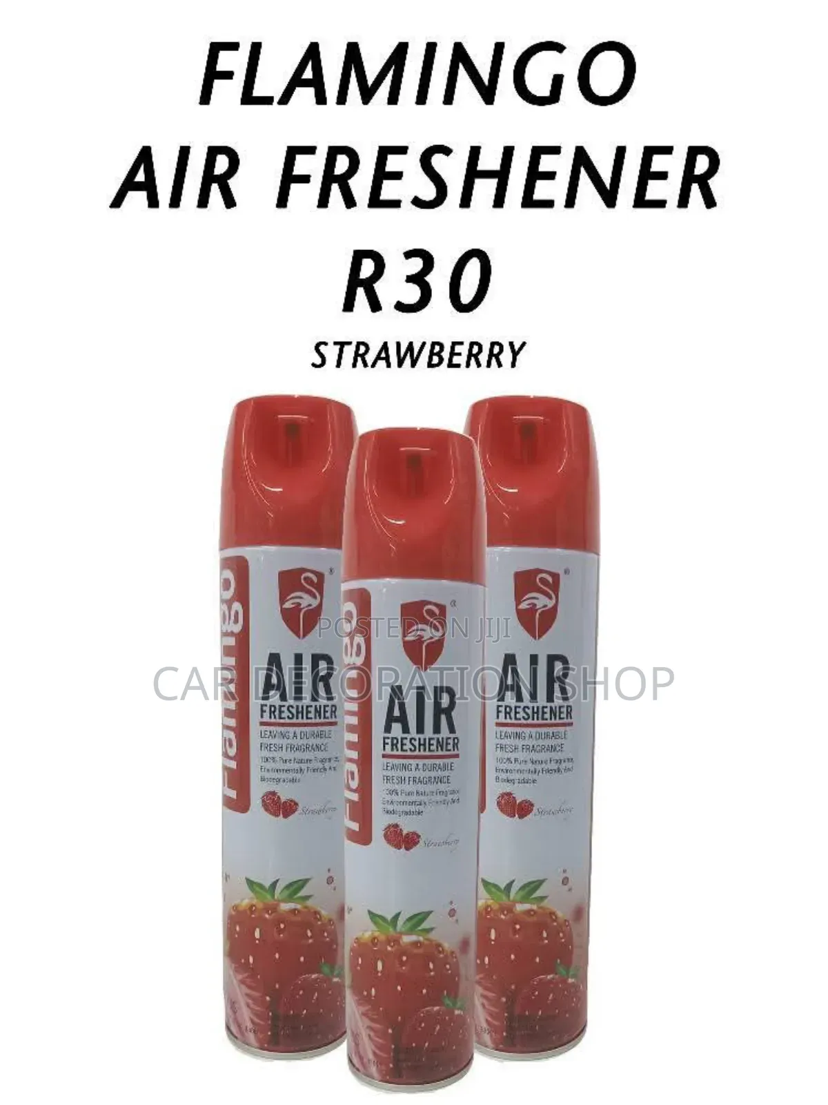 3pc Strawberry Air Freshener