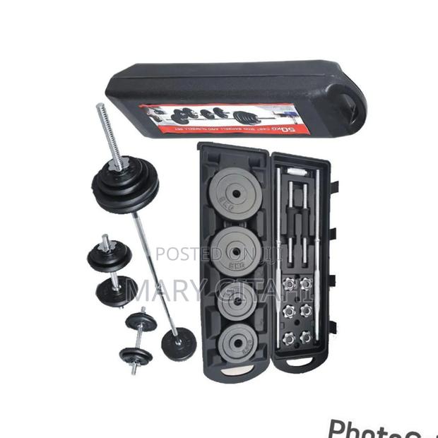 Heavy Duty *50kg/York Barbell and Dumbbell Set* - main view