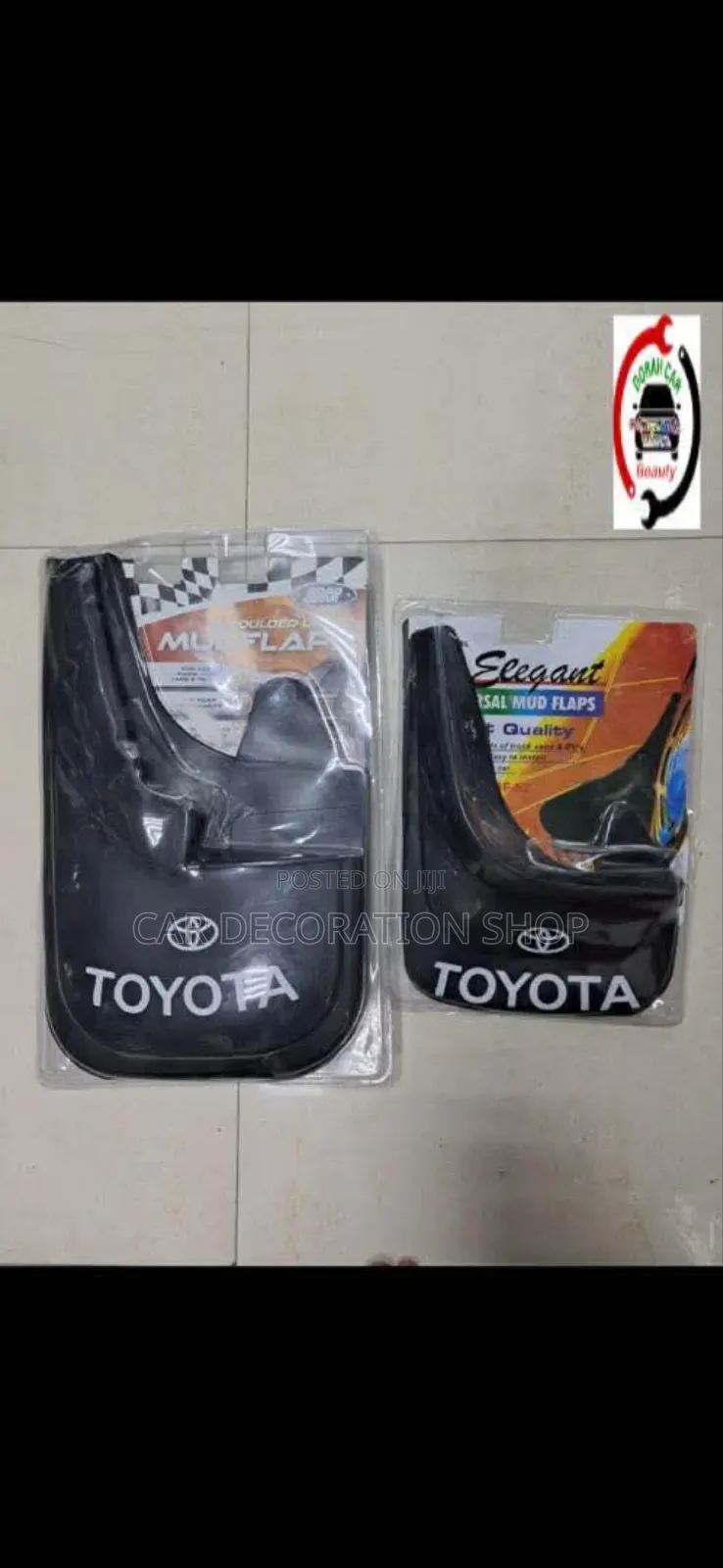 Toyota Branded Mudflaps Big or Small Size