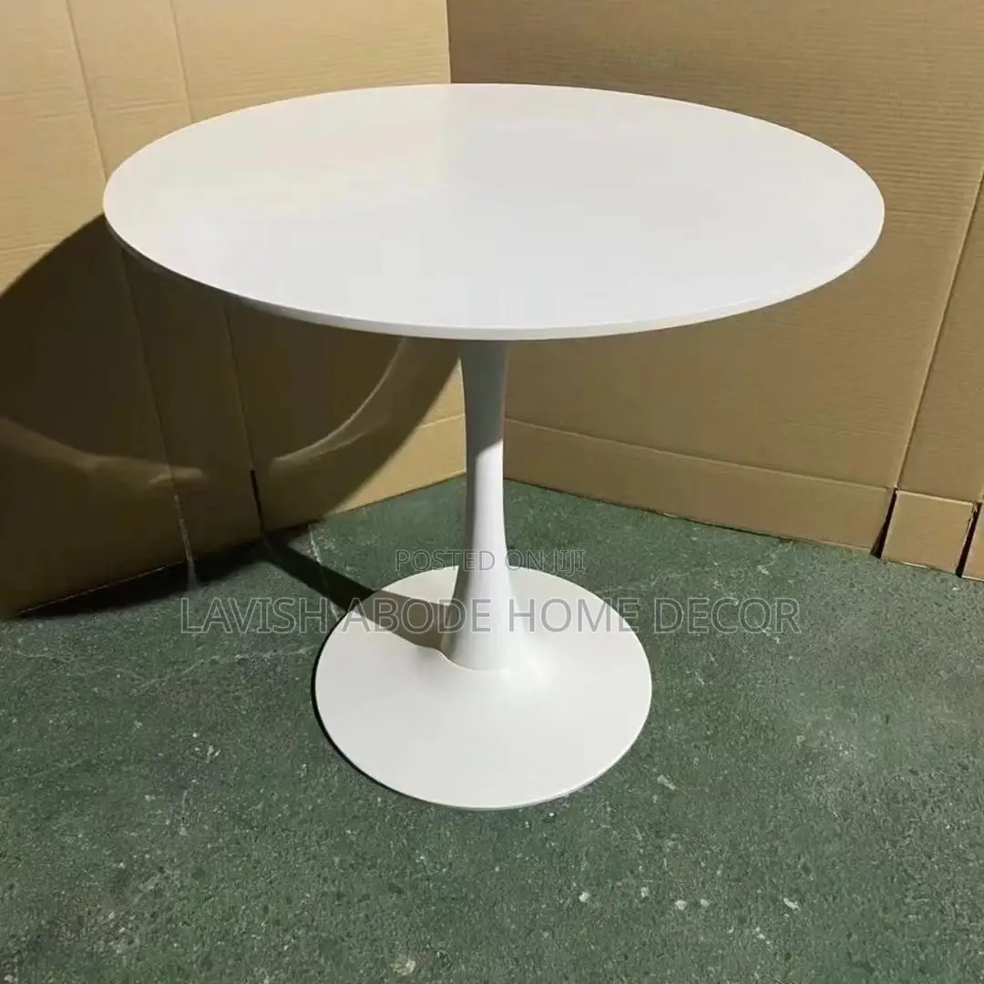 White Round Tulip Table - Dining/ Cocktail Table
