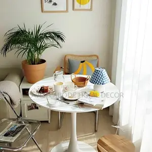 White Round Tulip Table - Dining/ Cocktail Table