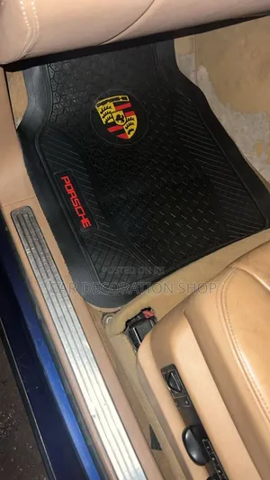 5pc Rubber Mats Branded Porsche