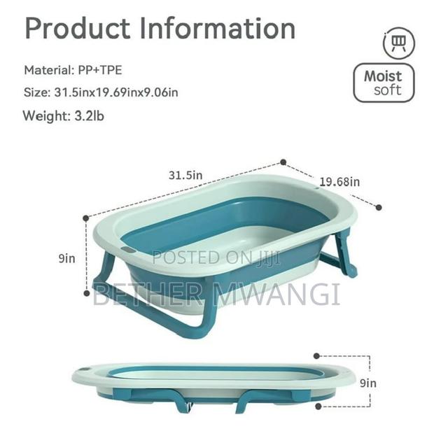 2-in 1 Foldable Basin+ Bath Toys in Kenya - thumbnail 5
