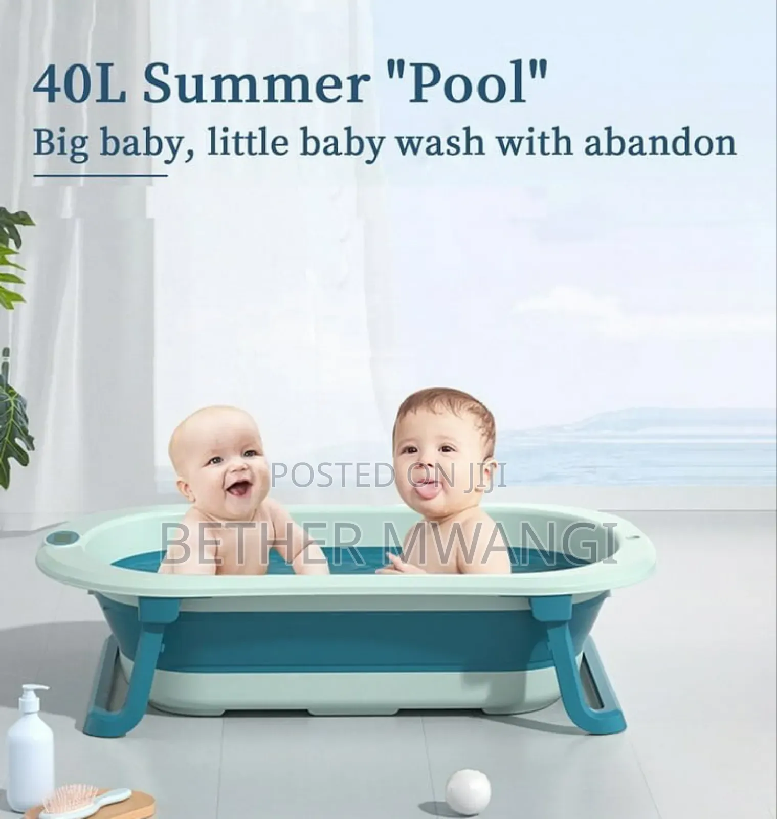 2-in 1 Foldable Basin+ Bath Toys in Kenya