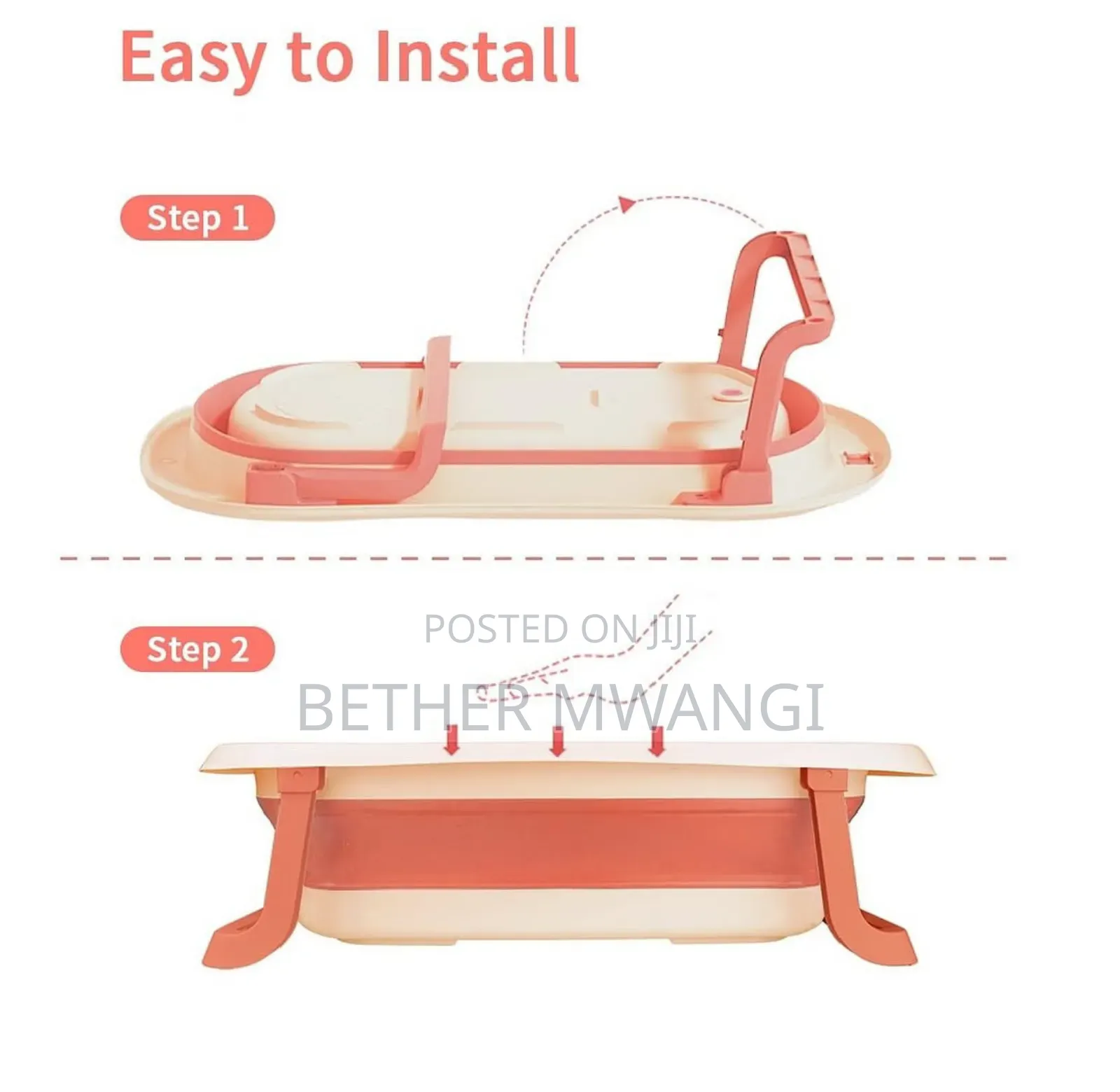 2-in 1 Foldable Basin+ Bath Toys in Kenya