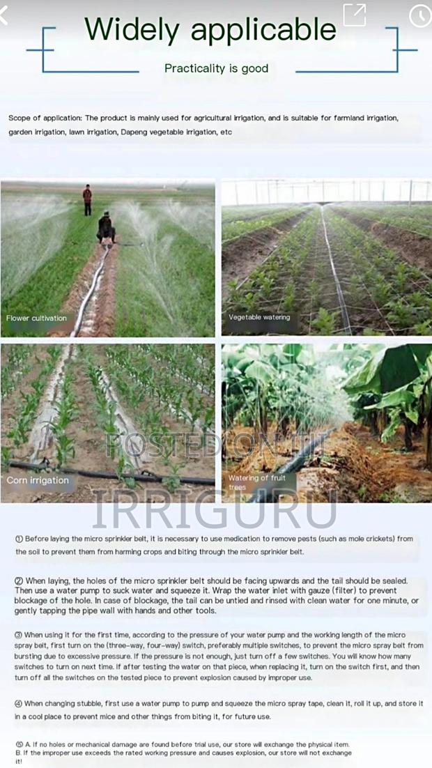 Rainhose N45 Farmland Horticulture Drizzle Spray Pipe - thumbnail 7