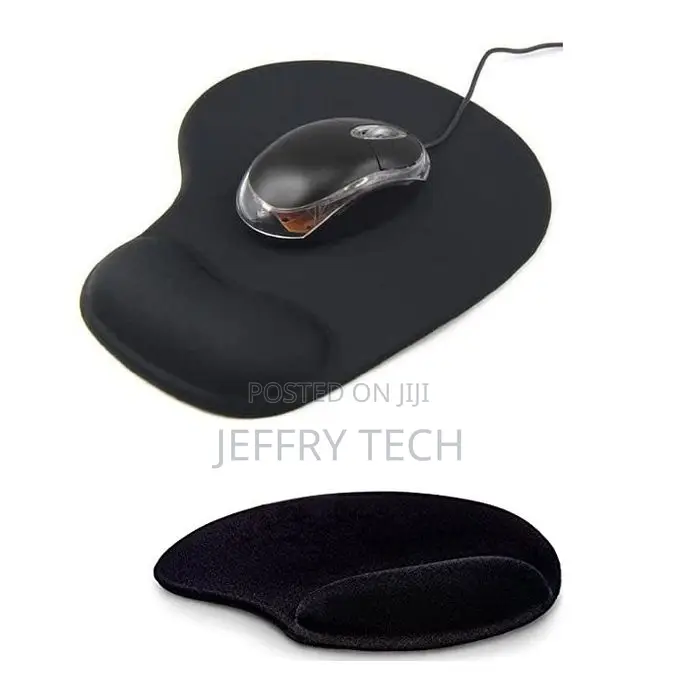 Mouse Pad From the Big With Non-Slip Gel Wrist Rest Support