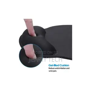 Mouse Pad From the Big With Non-Slip Gel Wrist Rest Support