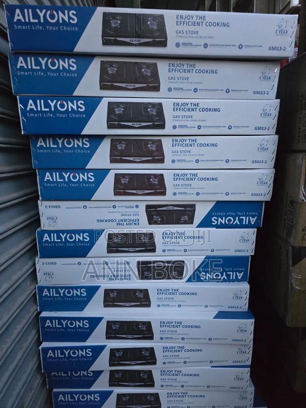 Ailyons 2 Burner Table Top Stainless Steel Gas Stove