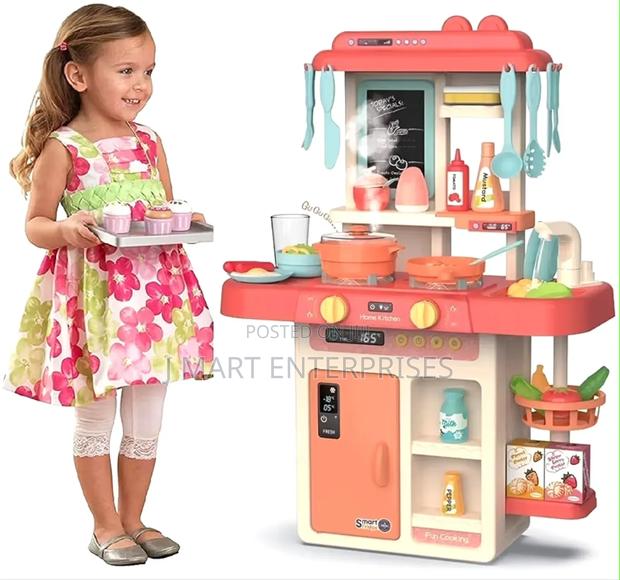 Barbie Kitchen Set for Kids Girls Toys - main view