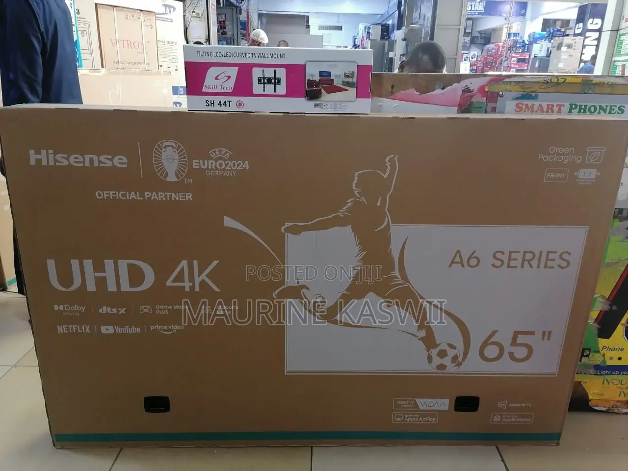 Hisense 65 Inch 65a6n Uhd Smart TV Vidaa –