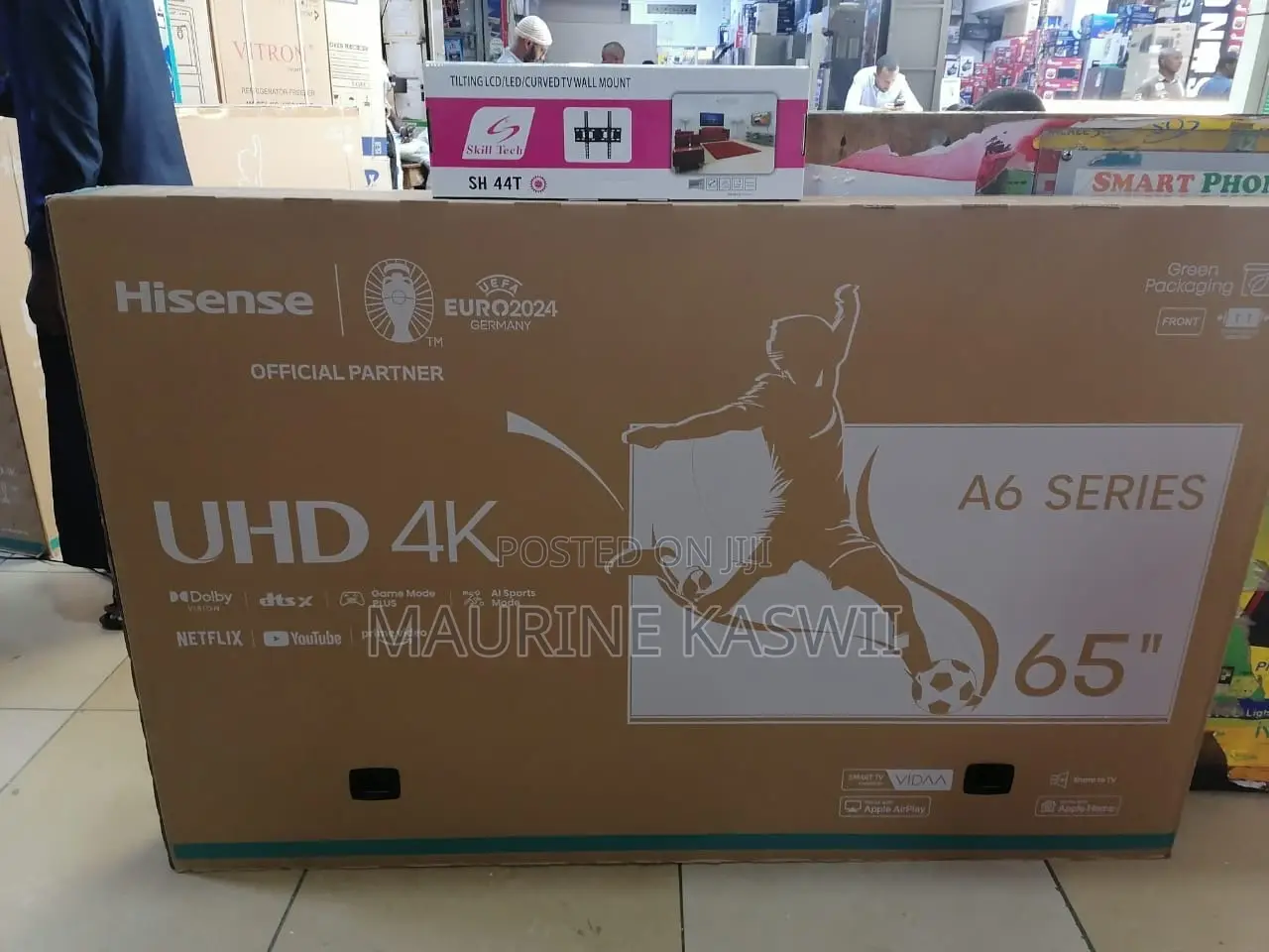 Hisense 65 Inch 65a6n Uhd Smart TV Vidaa –