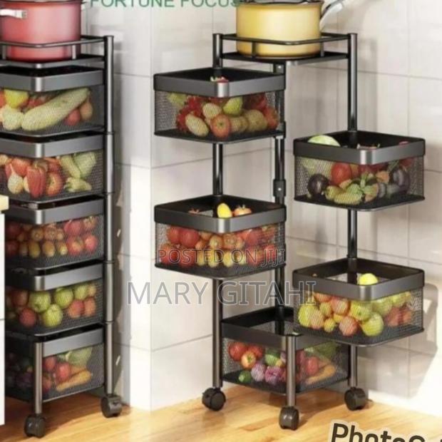 *Square Fruit Rack With Wheels*
 at 