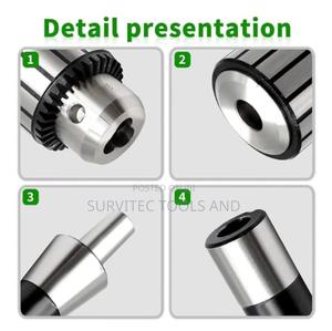 Drill Chuck B16/B22 With Arbor and Key - thumbnail 2
