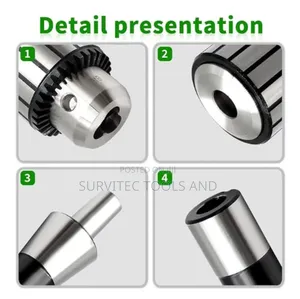 Drill Chuck B16/B22 With Arbor and Key