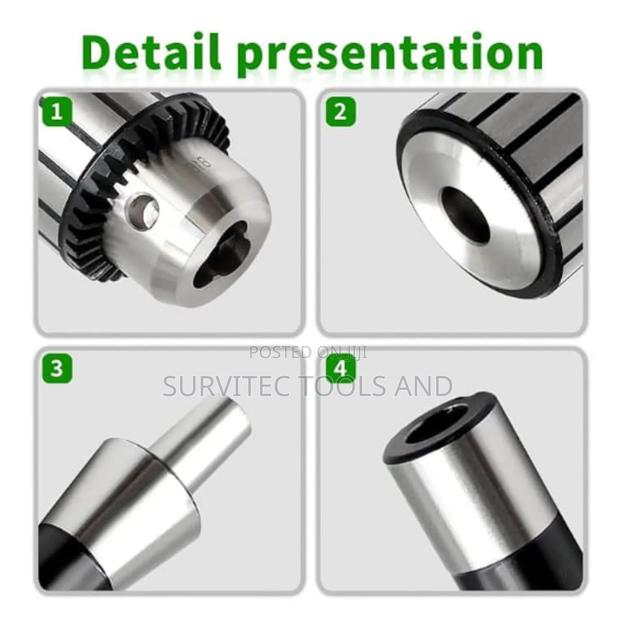 Drill Chuck B16/B22 With Arbor and Key - main view